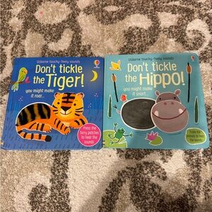 Born Interactive Animal Sound Books - Tiger and Hippo